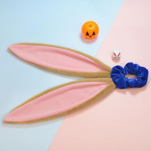 عصابة رأس على شكل أذن الأرنب، عصابة شعر من القطيفة على شكل أذن أرنب للنساء والفتيات، إكسسوارات أزياء الأرنب لمستلزمات حفلات الهالوين التنكرية in Kuwait