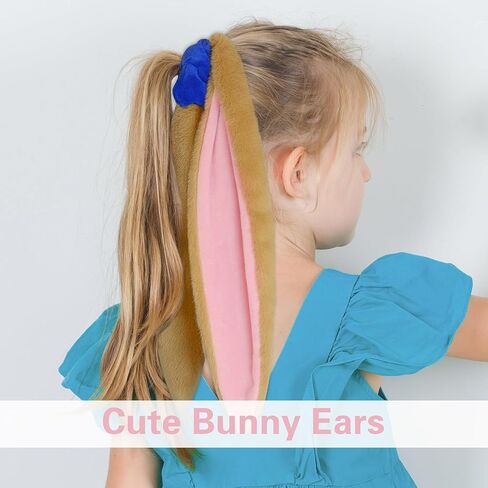 عصابة رأس على شكل أذن الأرنب، عصابة شعر من القطيفة على شكل أذن أرنب للنساء والفتيات، إكسسوارات أزياء الأرنب لمستلزمات حفلات الهالوين التنكرية in Kuwait