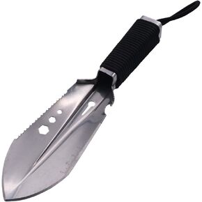 BushWalk Camping Trowel,Hiking,Backpacking Ultralight Portable Shovel,Multitool with Carrying Pouch for Outdoor,Gardening,Survival,Digging in Kuwait