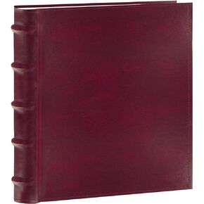 Pioneer Photo Albums CLB-246/BK 200-Pocket European Bonded Leather Photo Album for 4 by 6-Inch Prints, Black