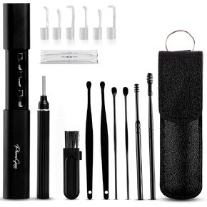 Phineas Greye Ear Wax Removal Kit, Ear Cleaner with Camera with 1080P, Otoscope with LED Light, 6 Ear Spoons & 6 Traditional Tools, Wireless Camera for iPhone, iPad & Android in Kuwait