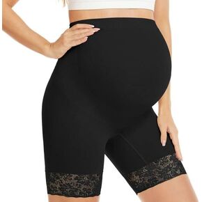 ملابس داخلية للحوامل من الدانتيل "Baby Bump" للفستان، ملابس داخلية للحمل في منتصف الفخذ لالتقاط الصور لحفلة استقبال المولود الجديد in Kuwait