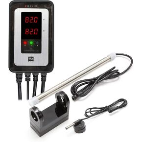 Innovative Marine Helio PTC Smart Heater - Titanium Reef Aquarium Heating System with Smart Solid State Ceramic Chip Technology (50 Watt)