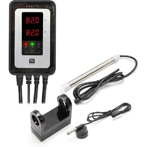 Innovative Marine Helio PTC Smart Heater - Titanium Reef Aquarium Heating System with Smart Solid State Ceramic Chip Technology (50 Watt)