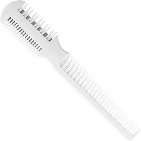 Shanrya Pet Hair Trimmer Comb, Pet Hair Cutting Comb, Pet Split End Trimmer, Pet Hair Cutting Tools, Grooming Razor Thinning Dog Cat Floating Hair Remover with 5 Blades in Saudi Arabia