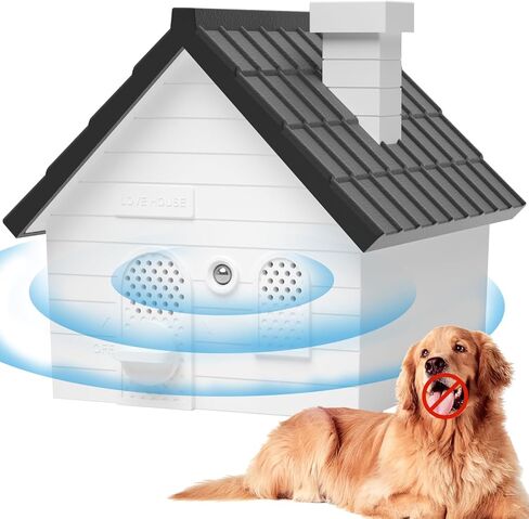 أجهزة منع نباح الكلاب من جريتين، جهاز مضاد للنباح للكلاب مع 4 أوضاع قابلة للتعديل، التحكم في النباح بطول 50 قدم، أجهزة التحكم في نباح الكلاب في الداخل والخارج، صندوق لحاء مقاوم للماء آمن للكلاب والبشر in Kuwait