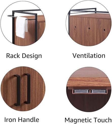 حاوية صندوق فضلات القطط من unipaws مع إطار معدني، أثاث حمام القطط، غطاء صندوق فضلات مخفي، خزانة للقطط الكبيرة، صناديق فضلات القطط المقاومة للكلاب، صندوق فضلات مخبأ، بيت القطط in Kuwait