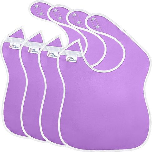 Large Waterproof Baby Bibs for 1-4 years old – Lightweight, Soft & Durable Bibs for Girls and Boys in Saudi Arabia