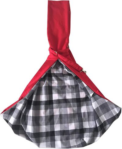 Surblue Pet Sling Carrier Bag with Hands-Free Reversible Belts, Safe Comfortable Adjustable Crossbody Shoulder Outdoor Travel Pet Tote Suitable for Small Dog Cat Puppy up to 12 lb (New Red) in Kuwait