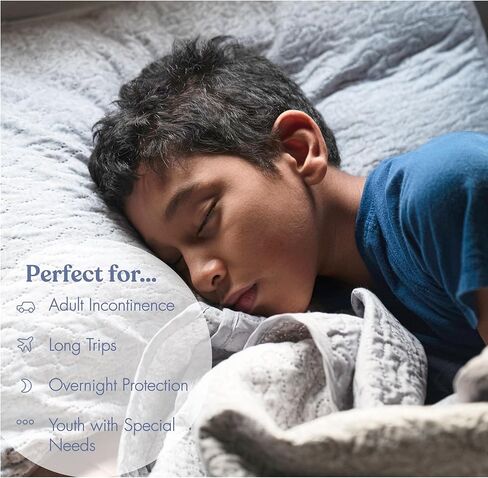 Naturally Nature Potty Training Pads for Toddlers, Size 2T-5T, 22-35lbs, Toddler Diaper Pads, One-Size, Perfect for Light Accidents, and Overnight Leak Protection (32 ct.), Unisex in Kuwait