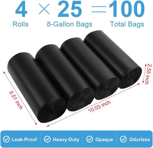 Siewl Portable Toilet Bags, Camping Toilet Bags Biodegradable Toilet Bags, 8 Gallon Porta Potty Bags Waste Bags Compostable Bags for Adults Outdoor Camping Hiking Boating Car Travel Patients in Saudi Arabia