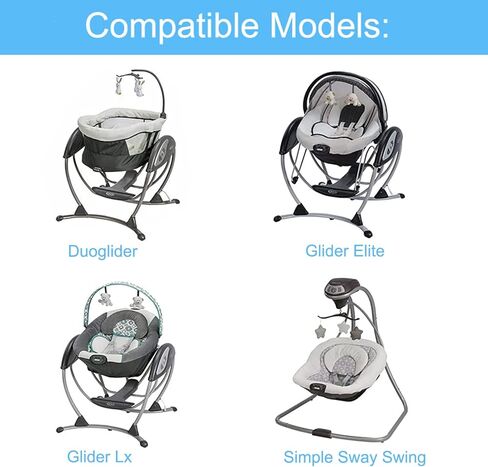 Universal DuetSoothe Power Cord,AC Power Adaptor for Graco Simple Sway,Glider LX,Glider Elite, Glider Premier, Glider Lite, Glider Petite LX, Sweetpeace,DuetConnect LX, Sweet Snuggle in Kuwait