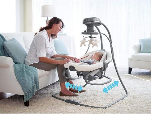 Universal DuetSoothe Power Cord,AC Power Adaptor for Graco Simple Sway,Glider LX,Glider Elite, Glider Premier, Glider Lite, Glider Petite LX, Sweetpeace,DuetConnect LX, Sweet Snuggle in Kuwait