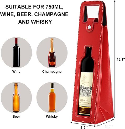Wine Gift Box 12.8 x 3.8 x 3.8 in,Bottle Gift Box For Liquor Presents,For Wine and Champagne,Magnetic Collapsible Gift Box Wine Bottle Gift Packaging for Weddings,Anniversaries, Parties (Black-01) in Saudi Arabia