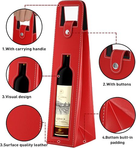 Wine Gift Box 12.8 x 3.8 x 3.8 in,Bottle Gift Box For Liquor Presents,For Wine and Champagne,Magnetic Collapsible Gift Box Wine Bottle Gift Packaging for Weddings,Anniversaries, Parties (Black-01) in Saudi Arabia