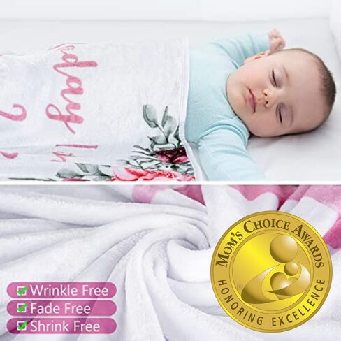 Baby Milestone Blanket - Super Soft Fleece Monthly Milestone Blanket for Baby Girl and Boy - Perfect for Baby's First Year Growth Chart - Monthly Baby Milestone - Blue Moon - 60"x40" in Saudi Arabia