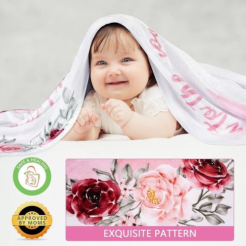 Baby Milestone Blanket - Super Soft Fleece Monthly Milestone Blanket for Baby Girl and Boy - Perfect for Baby's First Year Growth Chart - Monthly Baby Milestone - Blue Moon - 60"x40" in Saudi Arabia