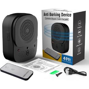 2024 أجهزة مكافحة النباح، أجهزة التحكم في النباح مع 4 مستويات حساسية وتردد قابلة للتعديل، جهاز إيقاف نباح نطاق 50 قدم، رادع النباح الصوتي داخلي وخارجي، كاتم صوت إيقاف النباح in Kuwait