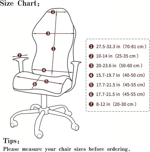 FORCHEER Gaming Chair Cover Set Green for Adults Video Game Chair Water Repellent Jacquard Racing Computer Chair Slipcover with 2 Pieces Armrest Covers in Saudi Arabia