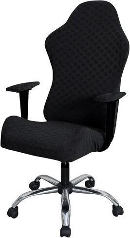 FORCHEER Gaming Chair Cover Set Green for Adults Video Game Chair Water Repellent Jacquard Racing Computer Chair Slipcover with 2 Pieces Armrest Covers in Saudi Arabia