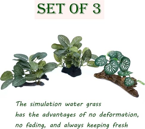 M2cbridge Artificial Fish Tank Plants Aquarium Plant Aquatic Water Grass Foreground Decor (1PC Green) in Kuwait
