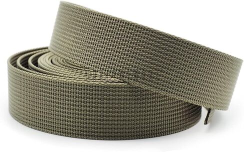 CRAFTMEMORE 1.5 Inch Heavy Nylon Webbing - Straps for Arts and Crafts, Luxury Bag Strap High Density Webbing (50 Yards, Olive Drab) in Saudi Arabia