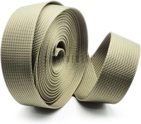 CRAFTMEMORE 1.5 Inch Heavy Nylon Webbing - Straps for Arts and Crafts, Luxury Bag Strap High Density Webbing (50 Yards, Olive Drab) in Saudi Arabia