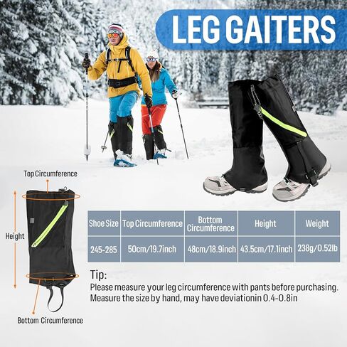 سان مثل الجراميق الساق للماء التمهيد الجراميق طبقة مزدوجة تنفس الأفعى الجراميق للرجال قابل للتعديل الثلوج الجراميق للمشي لمسافات طويلة المشي الصيد تسلق التزلج in Kuwait