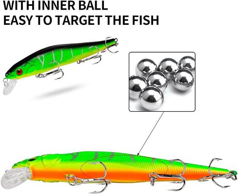 كيكيتوي طُعم صيد السمك في المياه المالحة على الشاطئ مع ثلاثة خطافات ثلاثية الشقوق من 5 قطع 14 سم 25 مل in Kuwait