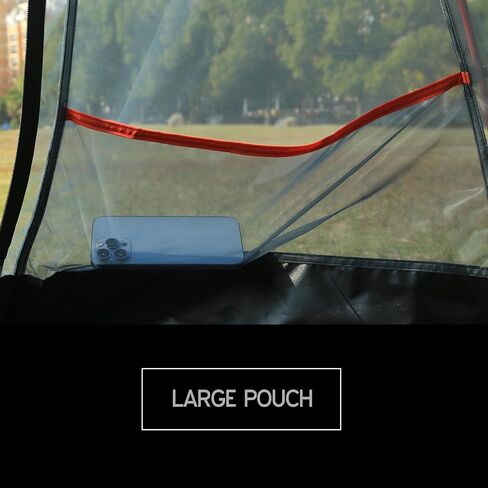 خيمة حائط مزدوجة لشخصين من Preself لحقائب الظهر ودراجات المشي لمسافات طويلة والزوارق in Kuwait