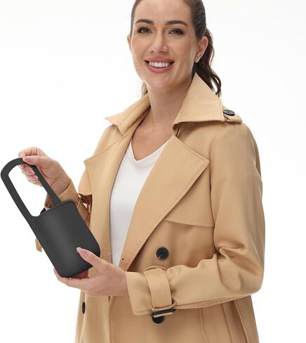 Silicone Drink Holder for Stroller, Universal Cup Holder for Bike, Wheelchair, Walker, Scooter, Baby Bottle Holder (Gray) in Kuwait