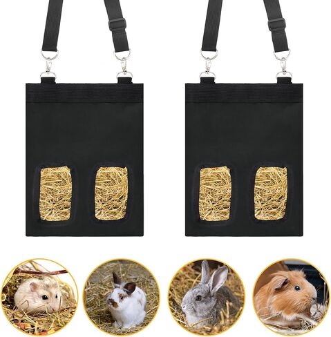 كويتاك حقيبة تغذية من القش للارانب، حقيبة تخزين تغذية القش الخنازير، حقيبة تبن الارانب، تغذية القش خنزير غينيا، حقيبة تغذية معلقة للارانب والخنزير الغيني in Kuwait