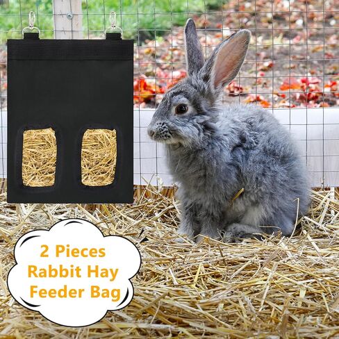 كويتاك حقيبة تغذية من القش للارانب، حقيبة تخزين تغذية القش الخنازير، حقيبة تبن الارانب، تغذية القش خنزير غينيا، حقيبة تغذية معلقة للارانب والخنزير الغيني in Kuwait