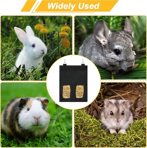 كويتاك حقيبة تغذية من القش للارانب، حقيبة تخزين تغذية القش الخنازير، حقيبة تبن الارانب، تغذية القش خنزير غينيا، حقيبة تغذية معلقة للارانب والخنزير الغيني in Kuwait