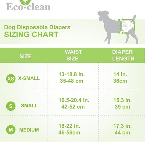 Dog Diapers Female, 30 PCS Disposable Dog Diapers for Different Sized Dogs, Absorbent with Wetness Indicator (M) in Kuwait