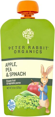 Peter Rabbit Organics - Veg And Fruit Puree Pea, Spinach Apple 4.4 112446 in Kuwait