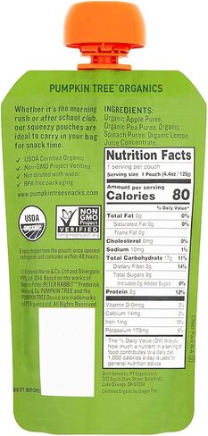 Peter Rabbit Organics - Veg And Fruit Puree Pea, Spinach Apple 4.4 112446 in Kuwait