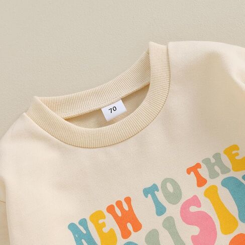 New to the Cousin Crew Onesie Baby Boy Girl Bubble Romper Sweatshirt Long Sleeve Oversized Bodysuit Fall Clothes in Kuwait
