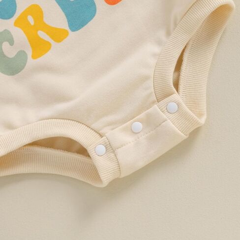 New to the Cousin Crew Onesie Baby Boy Girl Bubble Romper Sweatshirt Long Sleeve Oversized Bodysuit Fall Clothes in Kuwait