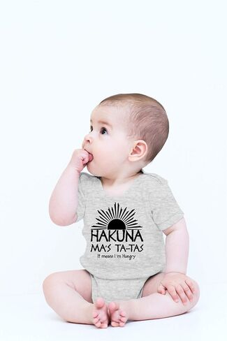 CBTwear Hakuna Ma's Ta-Tas - Toddler Parody Funny Romper Cute Novelty Infant One-piece Baby Bodysuit in Saudi Arabia