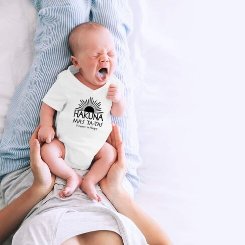 CBTwear Hakuna Ma's Ta-Tas - Toddler Parody Funny Romper Cute Novelty Infant One-piece Baby Bodysuit in Saudi Arabia
