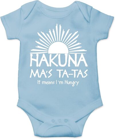 CBTwear Hakuna Ma's Ta-Tas - Toddler Parody Funny Romper Cute Novelty Infant One-piece Baby Bodysuit in Saudi Arabia
