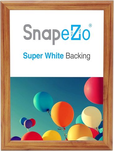إطار ملصق SnapeZo مقاس 24 × 36 بوصة، هيكل ألومنيوم أسود مقاس 1 بوصة، إطار كبس للتحميل الأمامي، تثبيت على الحائط، سلسلة أنيقة in Kuwait