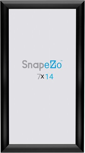 إطار ملصق SnapeZo مقاس 24 × 36 بوصة، هيكل ألومنيوم أسود مقاس 1 بوصة، إطار كبس للتحميل الأمامي، تثبيت على الحائط، سلسلة أنيقة in Kuwait