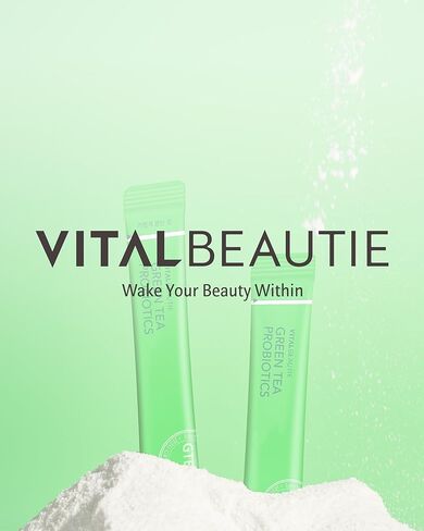 VITALBEAUTIE Green Tea PROBIOTICS (60 Sticks) in Kuwait