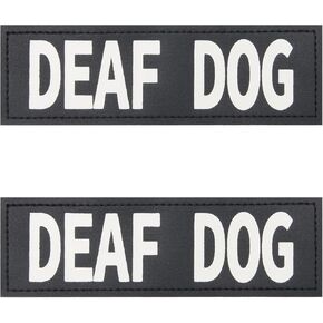 رقعات Do Not Pet، قطعتان من رقعات الكلاب العاكسة من Coolrunner وقطعة واحدة مطرزة من رقعات Don't Pet Me Dog مع خطاف للكلاب الكبيرة (6.3 × 2 بوصة)