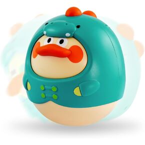 Musical Wobbler,Roly Poly Toys for Kids 6 Months+,Family Ornaments,Office Ornaments, Stress Relief Toys (Green) in Kuwait