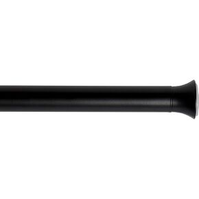 Umbra 244923-038-REM Chroma Tension Rod – Adjustable Tension Curtain Rod for Curtains and Sheer Curtains, 36 to 54 Inches, Black