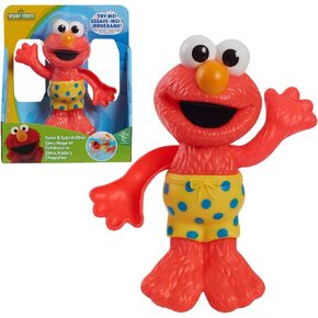 لعبة Sesame Street Swim and Splash Elmo Wind Up Bath and Pool، ألعاب أطفال مرخصة رسميًا للأعمار من عامين فما فوق من Just Play in Kuwait
