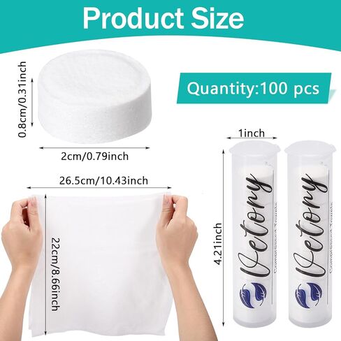 عبوة من 50 قطعة من اقراص ورق التواليت (100 قطعة) in Kuwait